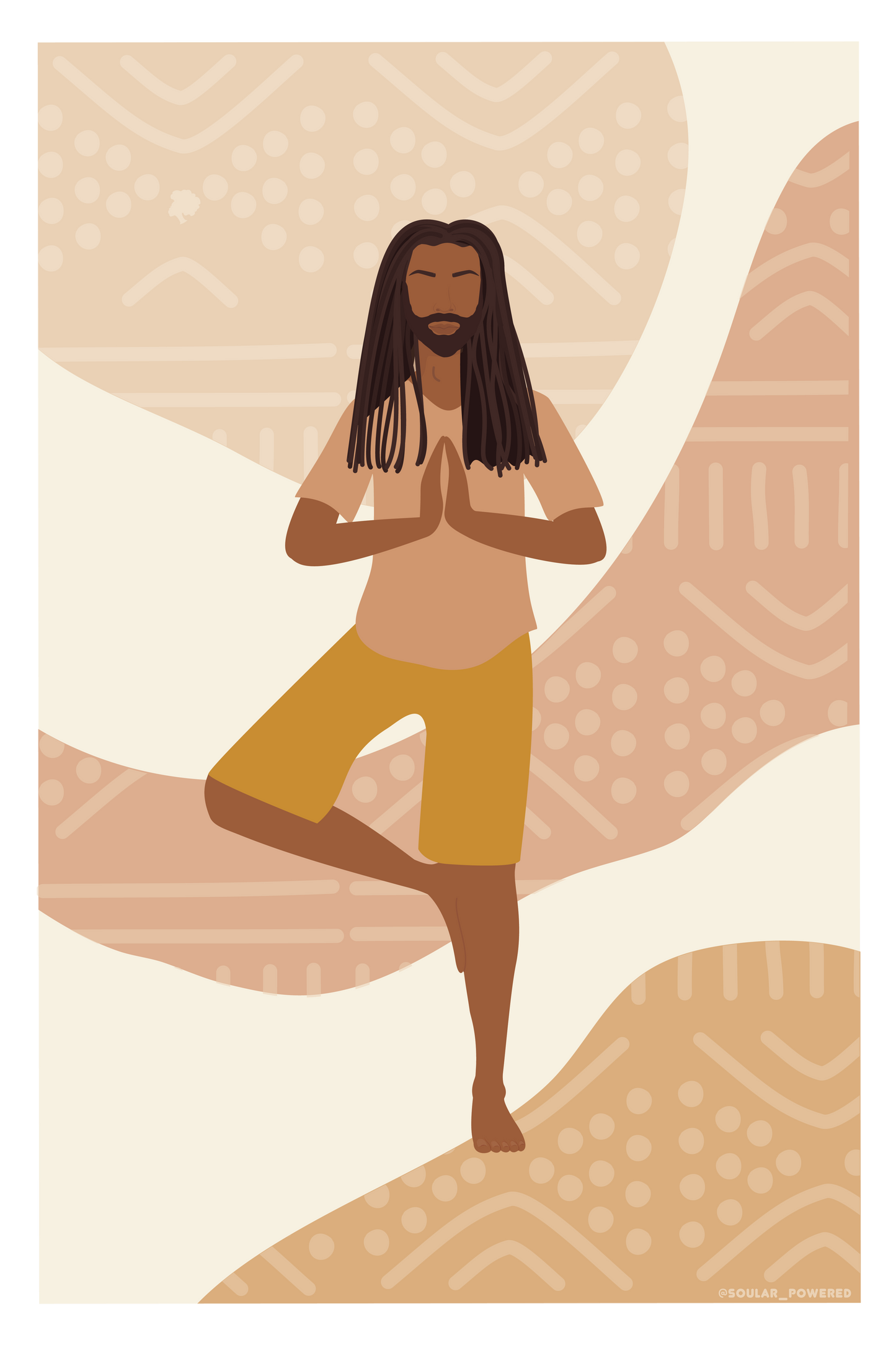 Yoga Man Tree Pose