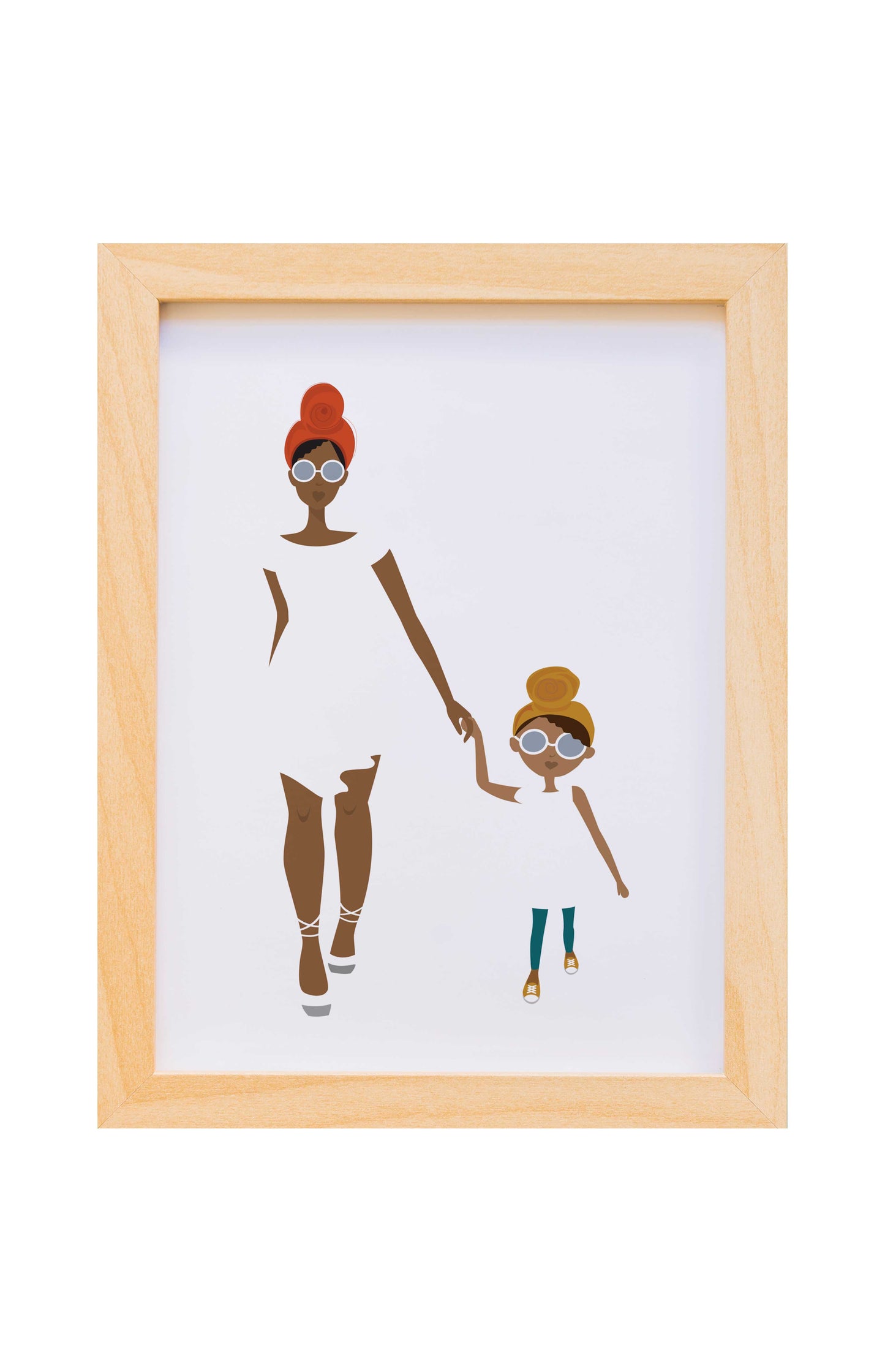 Mother and Daughter Stroll