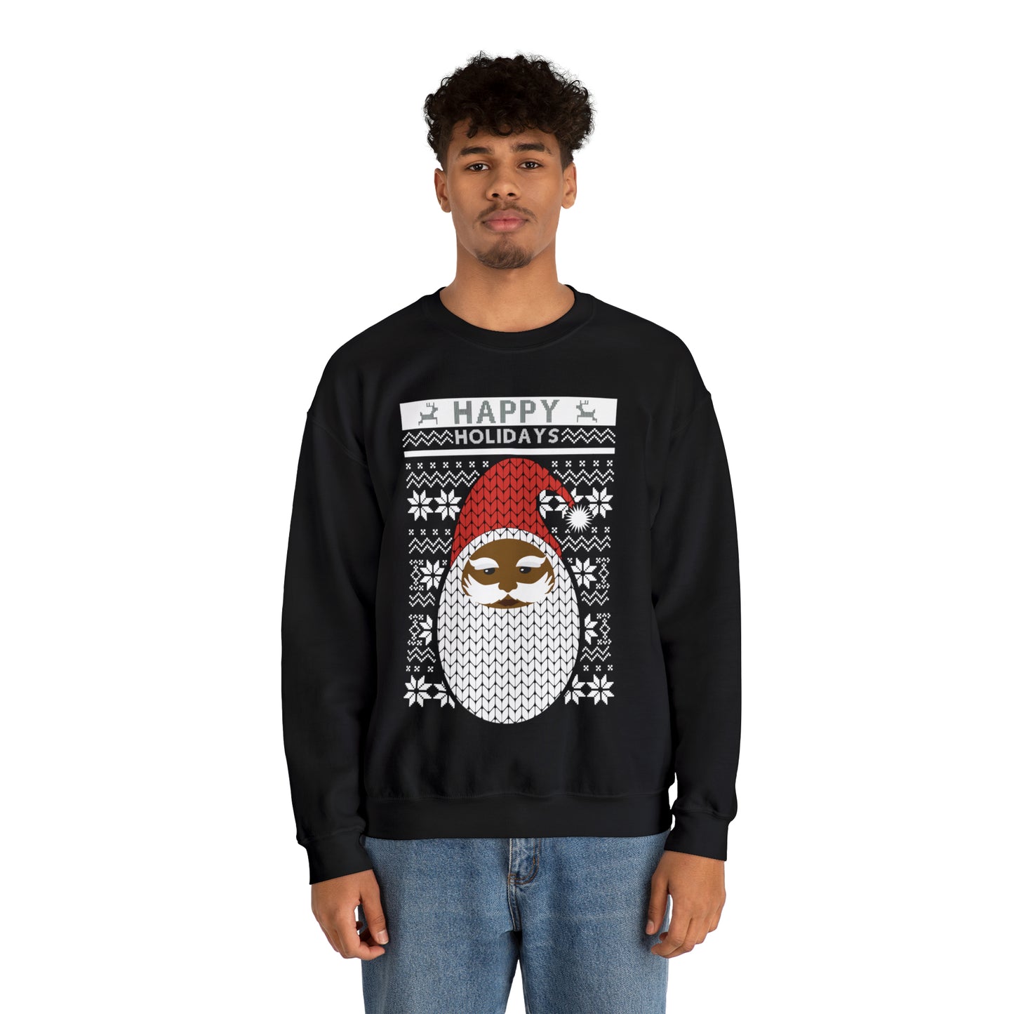 Black Santa Sweatshirt