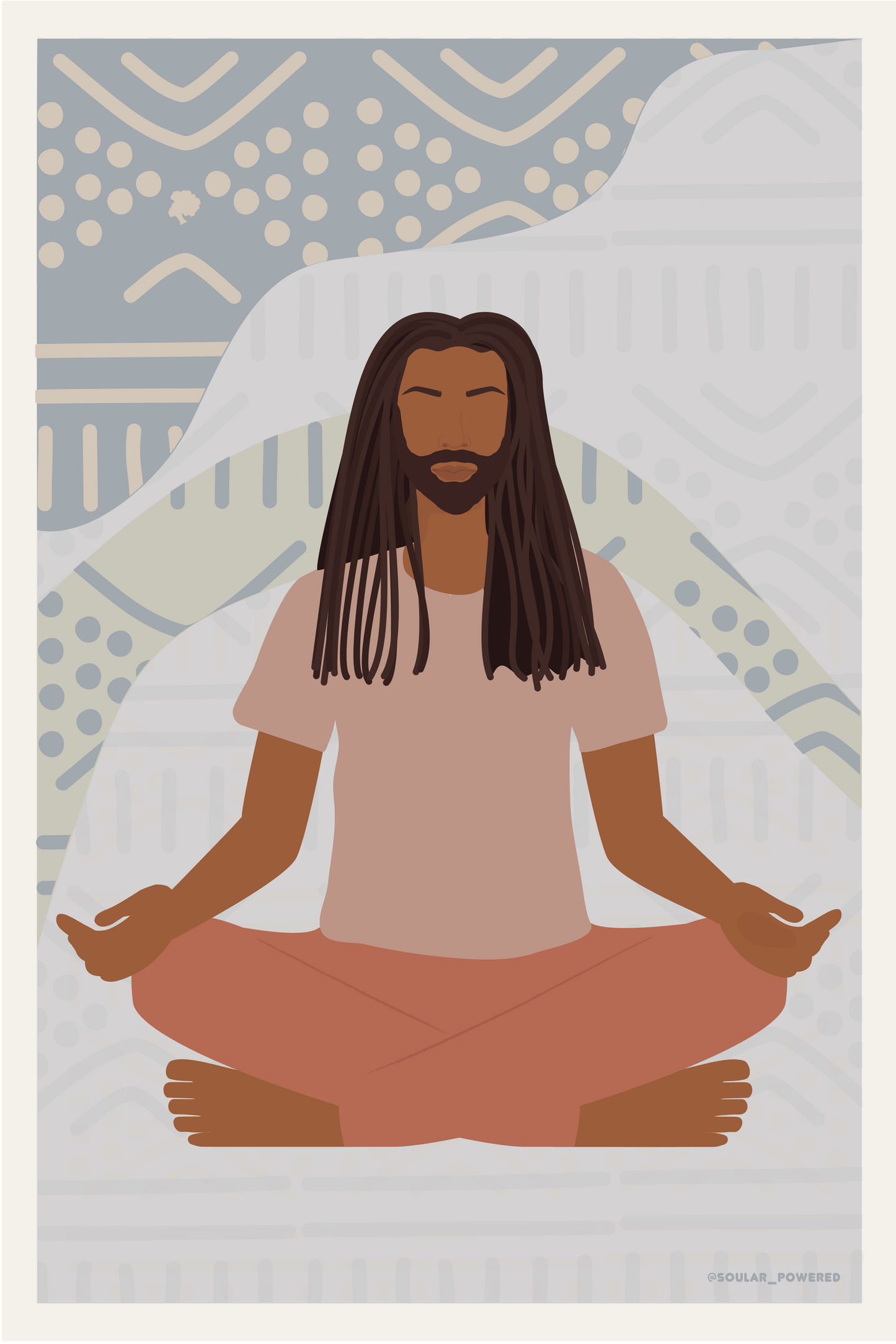 Yoga Man Lotus Pose