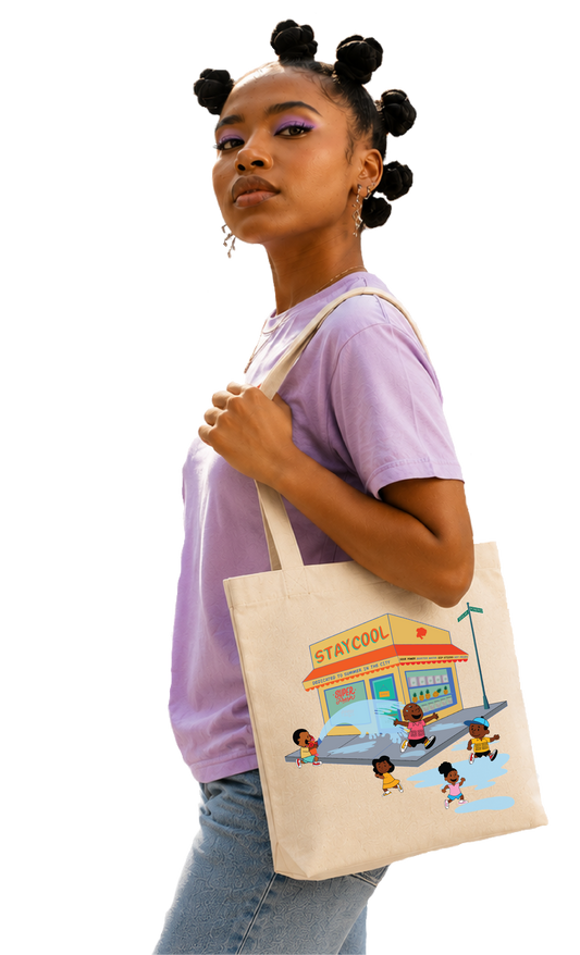"Stay Cool" Summer in the City Tote Bag